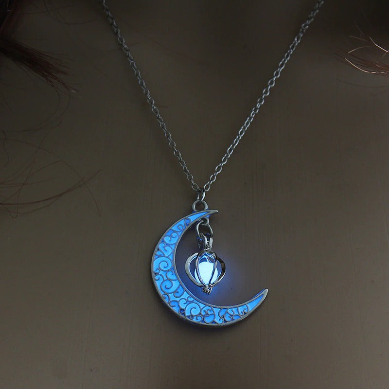 Moon Glowing Charm Pendants FyreFly Sky