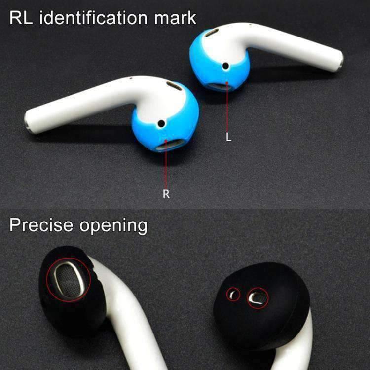 Silicone Ear Caps for Airpods Silver Millie