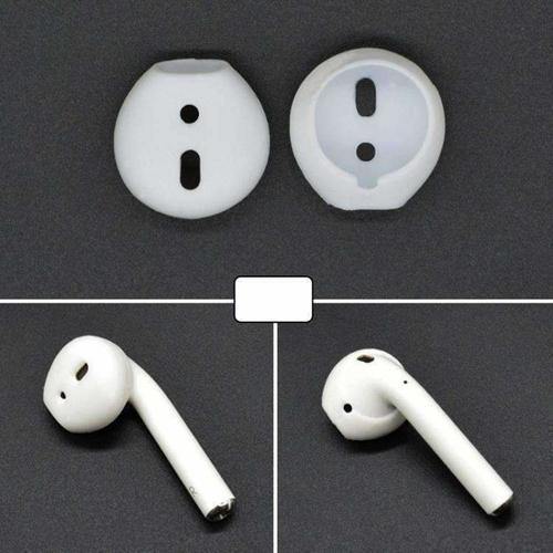 Silicone Ear Caps for Airpods Silver Millie