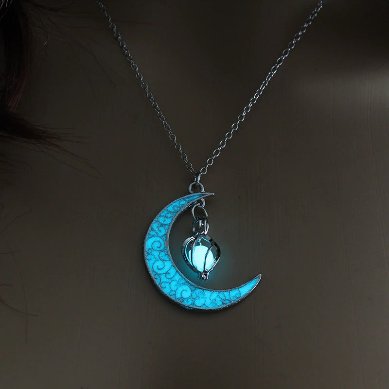 Moon Glowing Charm Pendants FyreFly Sky