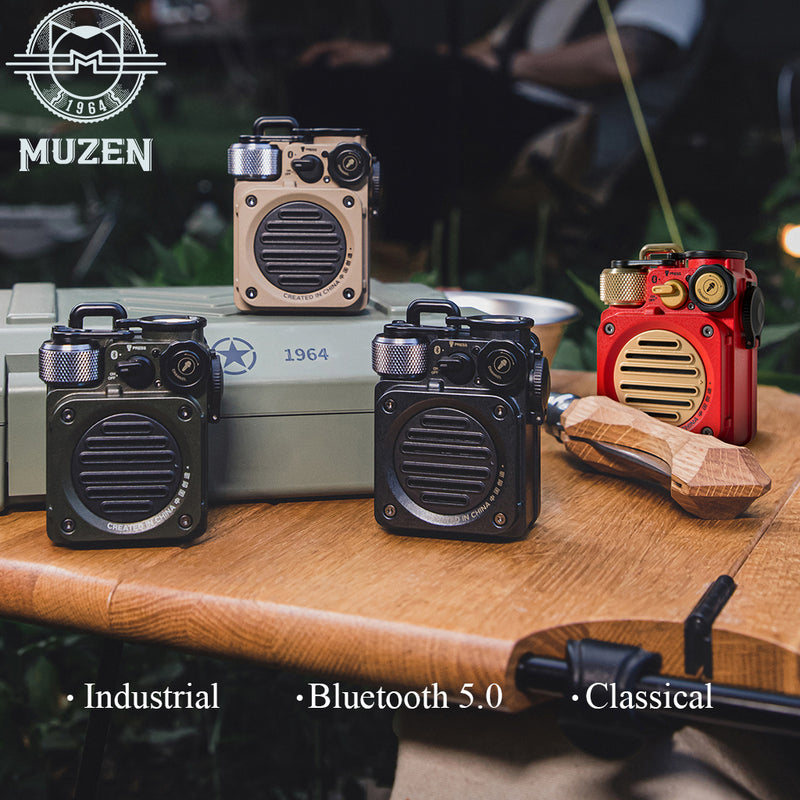 MUZEN Cyber Cube RGB Bluetooth Speaker (W Flashlight) FyreFly Sky