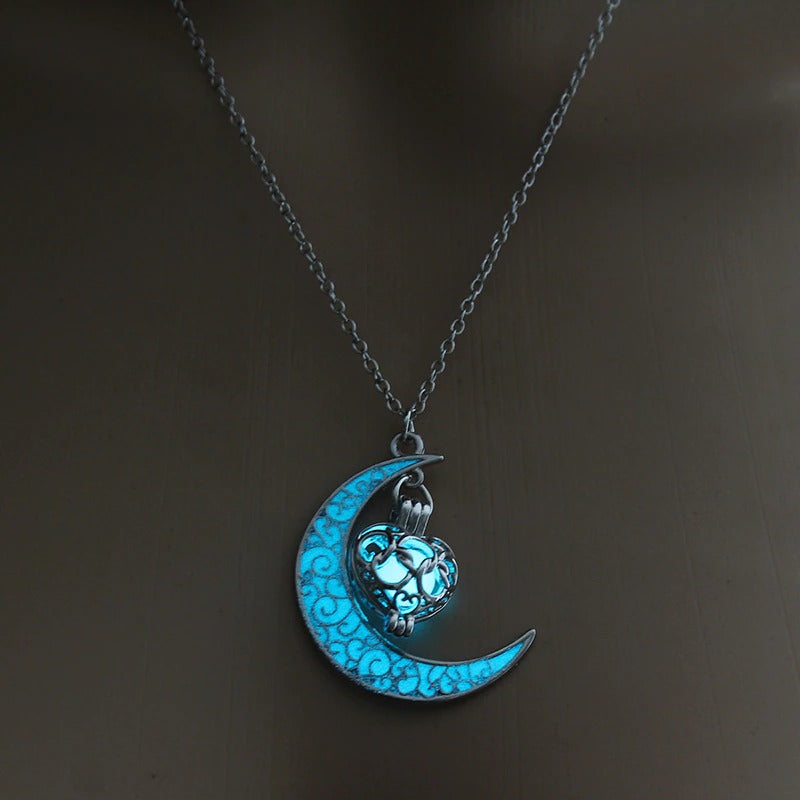 Moon Glowing Charm Pendants FyreFly Sky