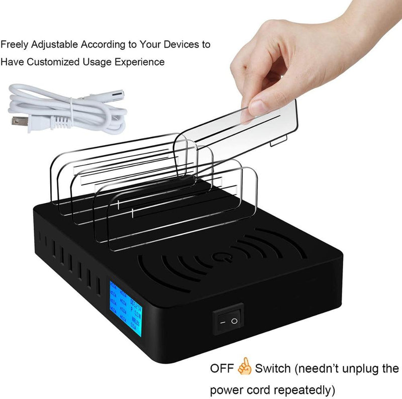 Multi Device USB Qi Fast Charger FyreFly Sky