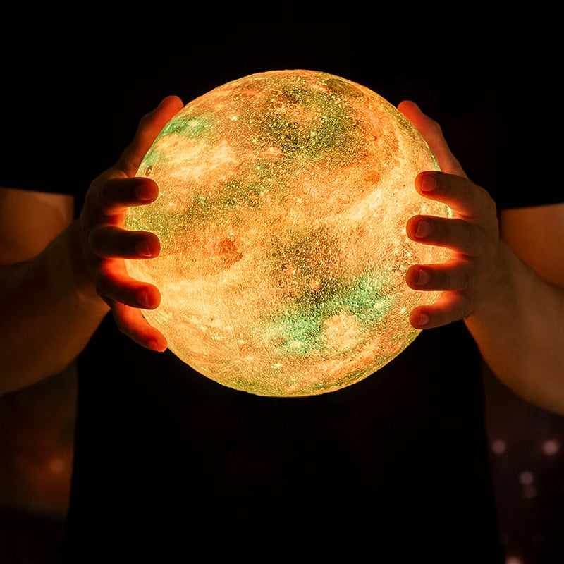 3D Print Color Changing Moon Lamp FyreFly Sky