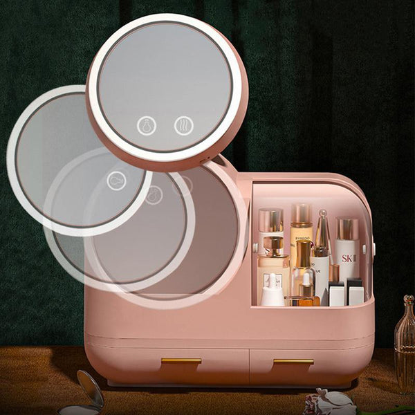 Elegant Cosmetic Cabinet w Air and LED Mirror FyreFly Sky