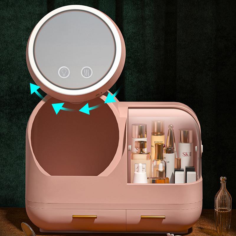 Elegant Cosmetic Cabinet w Air and LED Mirror FyreFly Sky