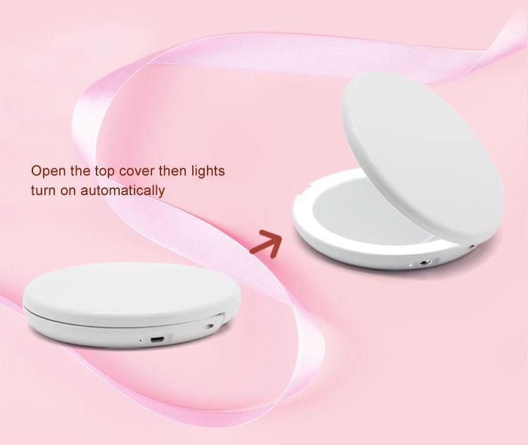 LED Pocket Makeup Mirror FyreFly Sky