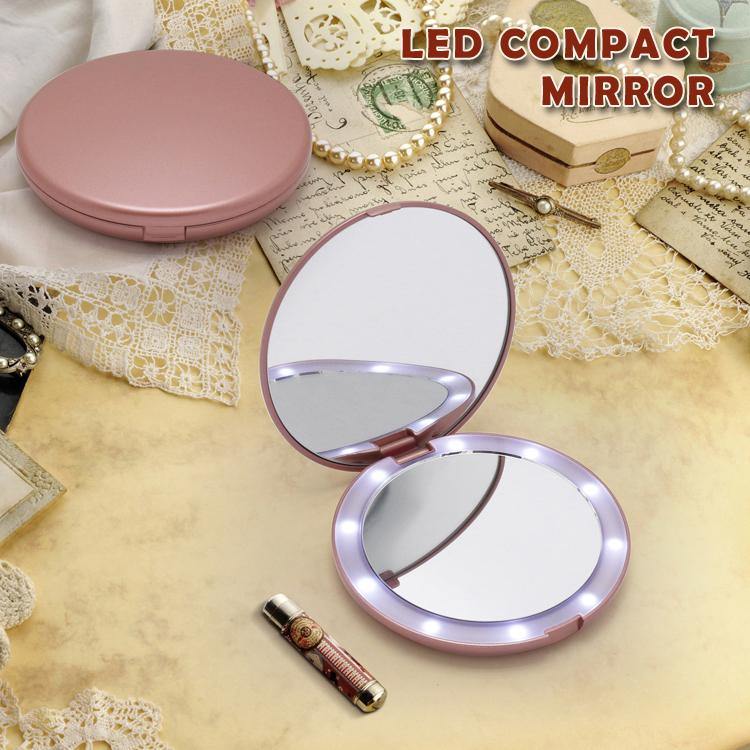 LED Pocket Makeup Mirror FyreFly Sky