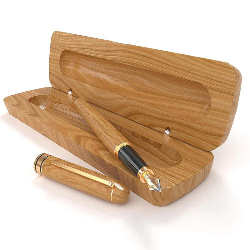 Luxury Gift Wooden Fountain Pen Set FyreFly Sky