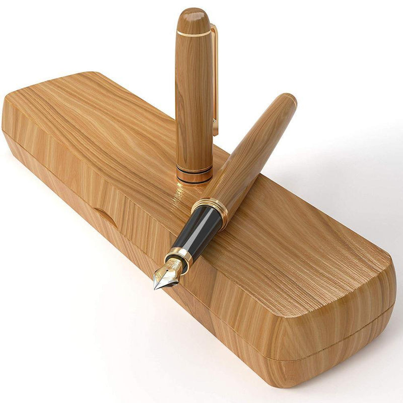 Luxury Gift Wooden Fountain Pen Set FyreFly Sky