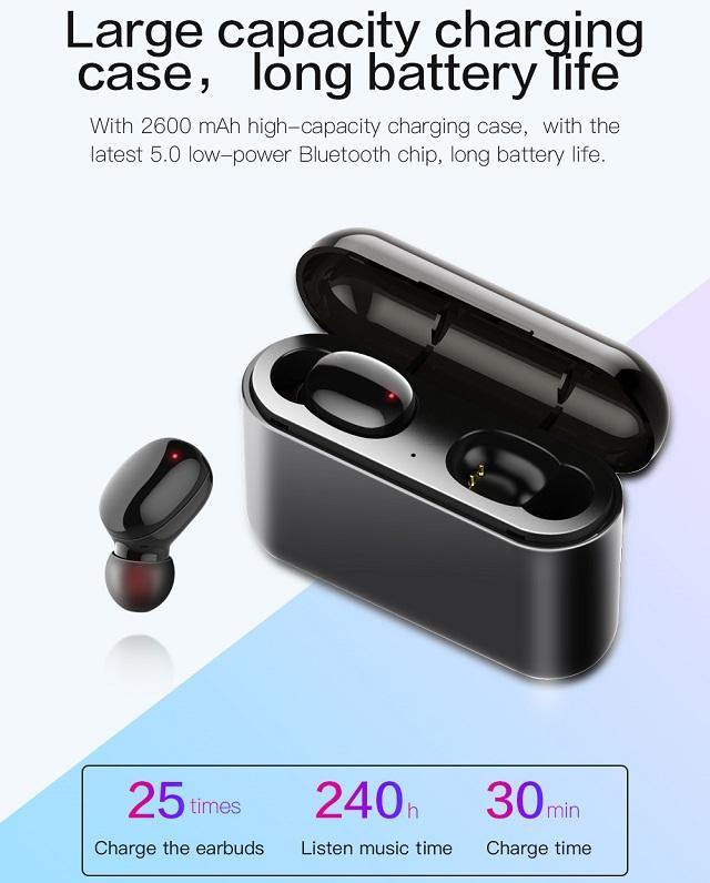 Noise Cancelling TWS Earbuds FyreFly Sky