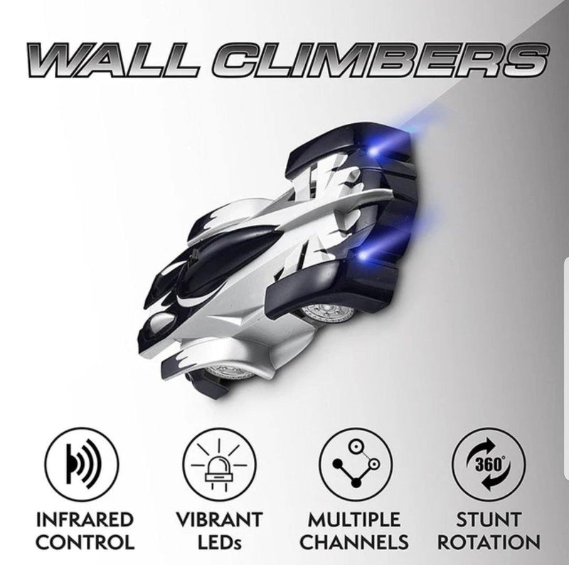 RC Wall Climbing Car w Dazzling Headlights FyreFly Sky