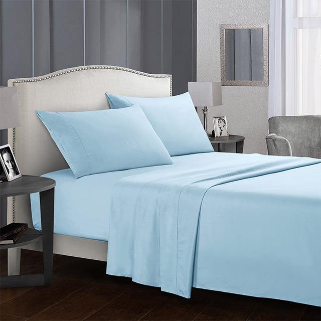 Ultra Soft 4 piece Bed Sheet Set FyreFly Sky