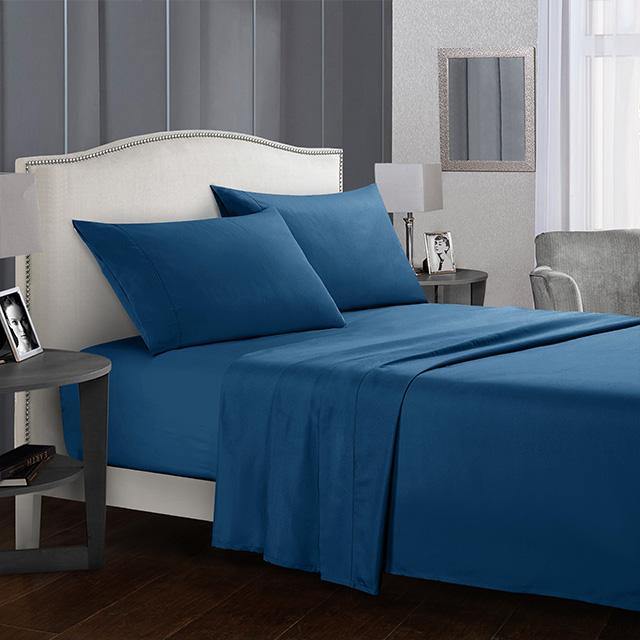 Ultra Soft 4 piece Bed Sheet Set FyreFly Sky