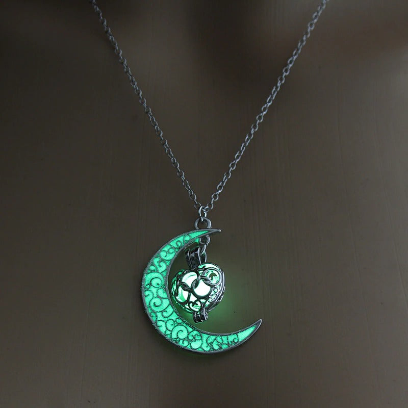 Moon Glowing Charm Pendants FyreFly Sky