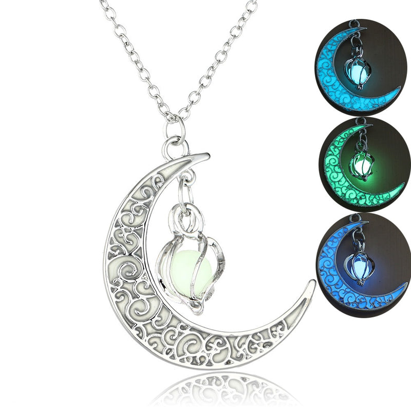 Moon Glowing Charm Pendants FyreFly Sky