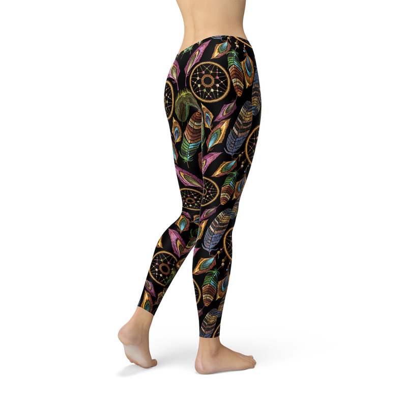 Dreamcatcher Leggings Maroon Sooty