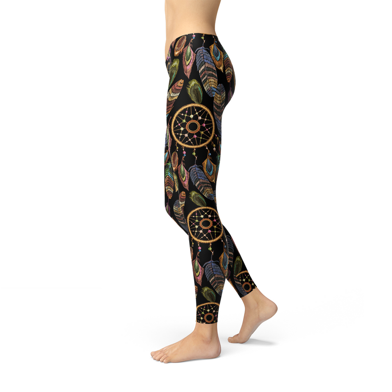 Dreamcatcher Leggings Maroon Sooty