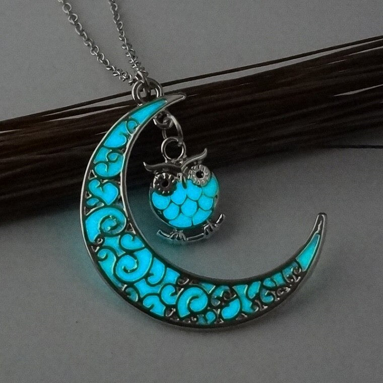 Moon Glowing Charm Pendants FyreFly Sky